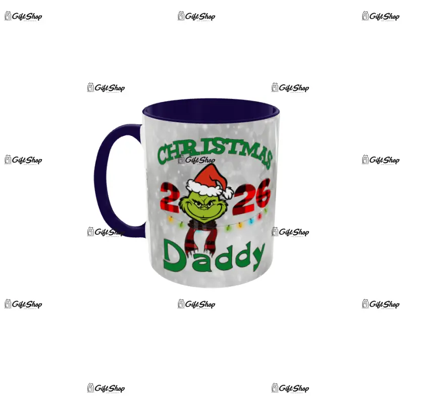Christmas daddy ( anul curent ), cana din ceramica, 330ml, model cgs1811